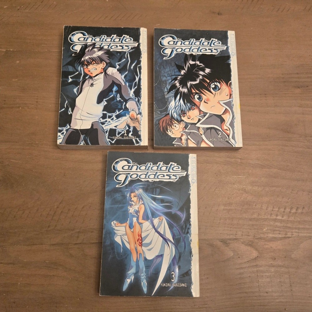 Tokyopop Candidate for Goddess Manga Volumes 1-3 Teen Sci-Fi Mecha PB Books